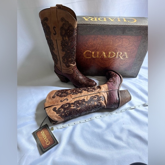 CUADRA NWT Women's Genuine Leather
Western Cowboy Boots - Picture 14 of 16
